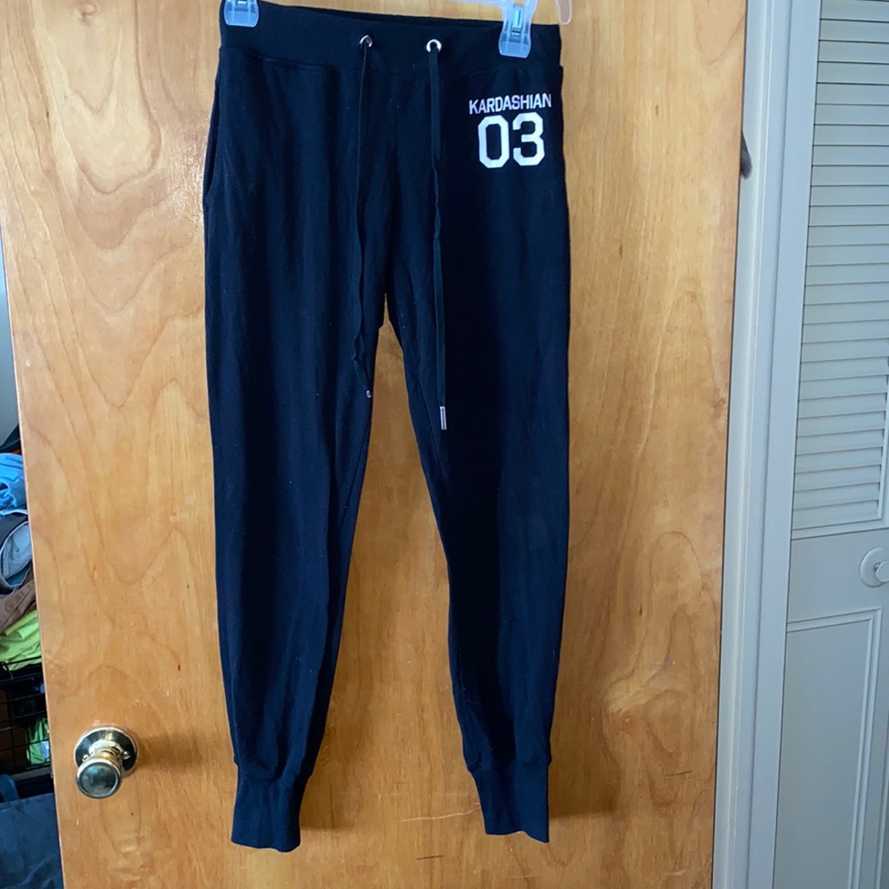 Kardashian Kollection jogger pants